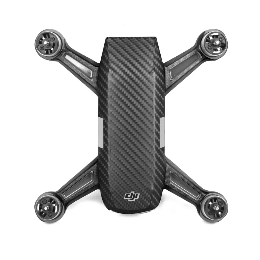 Drone Body & Battery Stickers Waterproof PVC Carbon Graphic Decals Skin for SPARK