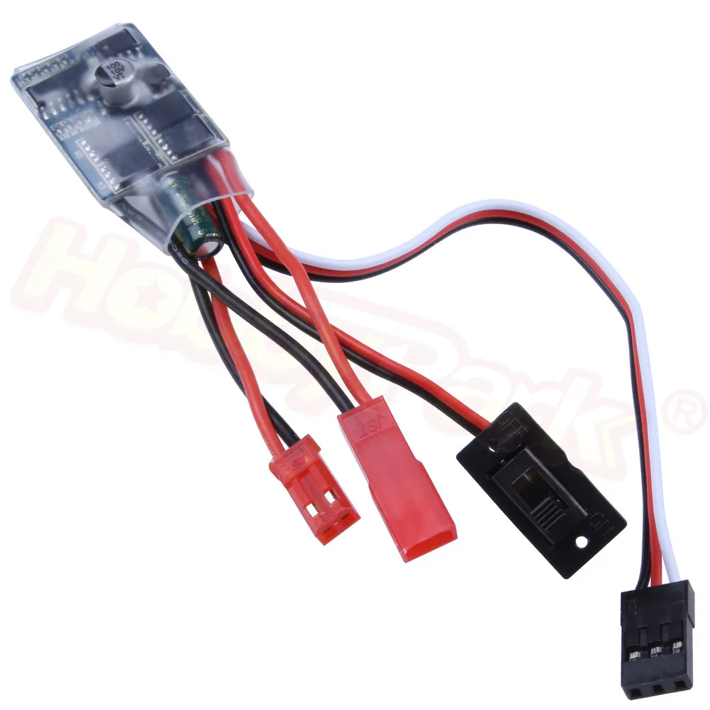 30A ESC Матовый регулятор скорости для 1/12 1/16 1/18 1/24 RC автомобиль военный грузовик