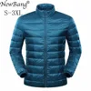 NewBang Feather Jacket Man Ultra Light Down Jacket Men Winter Coat Duck Down Windbreaker Stand Collar Parka With Carry Bag ► Photo 1/6