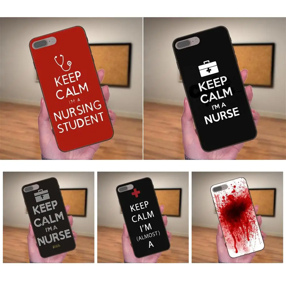 Keep Calm I'm A Nurse работа для Huawei nova 2 Plus 2S 3i 4 4e Y3 Y5 II Y6 Y7 Y9 Lite Prime 2017 2018 2019|Чехлы-накладки| |