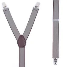 Мужская рубашка, подвязка против морщин, Мужская подвязка, 2.5cmY коричневый W-type жаккард тренд Висячие брюки