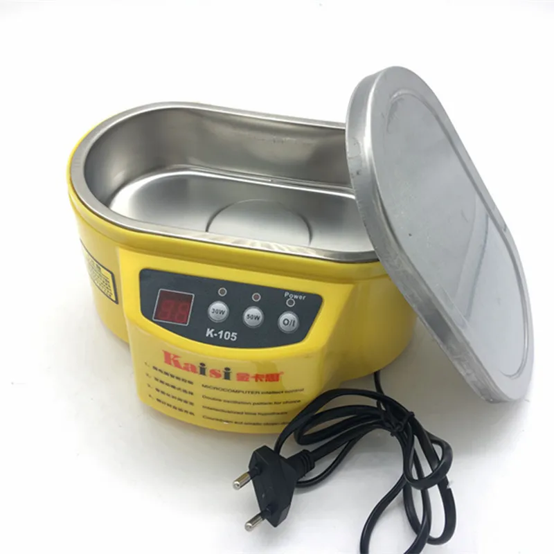 Baratos Hogar mini limpiadores ultrasónicos reloj de vidrio máquina de limpieza de joyería limpieza 600 ml