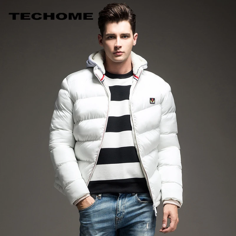 2017 Winter Parka Men New Men's Jacket Casual Hooded Padded Coat Mens Thick Warm Parka Men Outwear Jacket Male Clothing