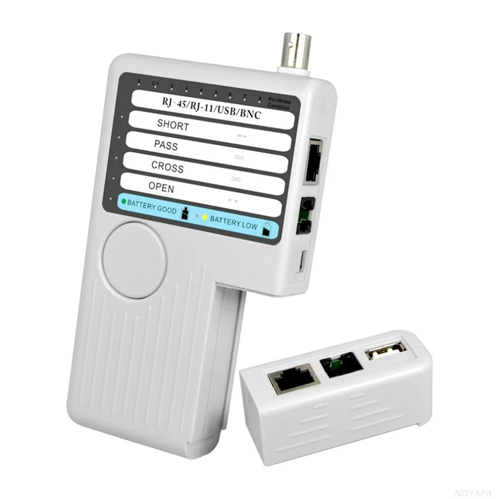 

NF-3368 4 In 1 Multifnctional Network Cable Tester LAN Network Cable Tester RJ11 Wire Tracker Diagnose Tone Tracer Drop Shipping