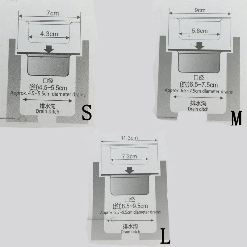 7 см/9 см/11 см ситечко для кухонной раковины сливное отверстие фильтр ловушка металлическое ситечко для мойки нержавеющая сталь ванна раковина Слив отходов экран