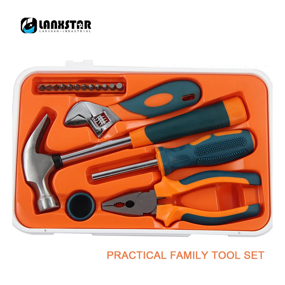 17 in 1 Household Tools Combined Package Practical Hardware Tool Set