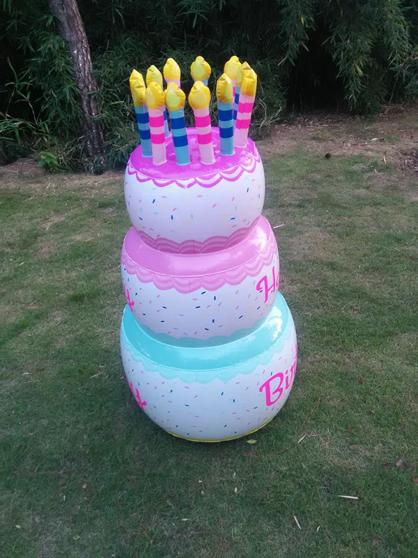 1.8meter inflatable birthday cake (2)
