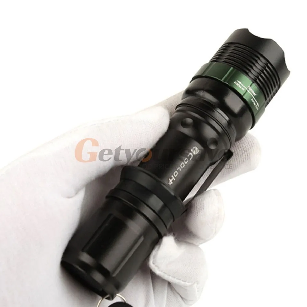 

18650 cree led Q5 tactical flashlight mechanical zoom long-range charge Outdoor supplies tools Outdoor electric lights