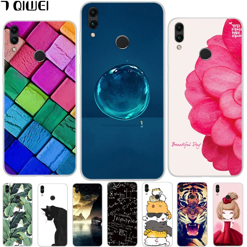 

6.26'' For Huawei Honor 8C Case Soft TPU Silicon Phone Case For Huawei Honor 8C Cover Case Honor 8 C C8 Honor8C Flower BKK-L21