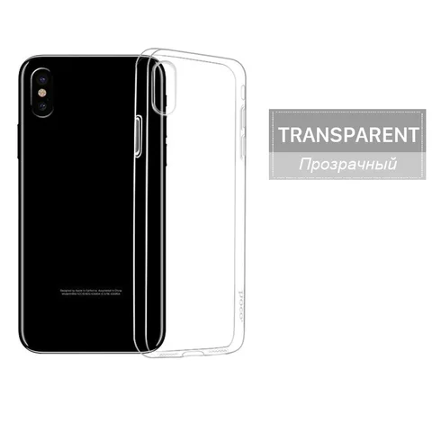 Original Clear Soft TPU Case for iPhone X XS Transparent Protective Cover Ultra thin Protection for Apple iPhone XS Max XR
