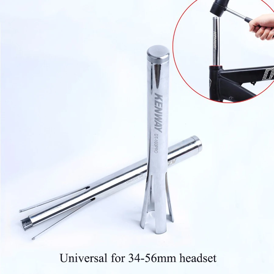 

Bicycle Steel Headset Remover Bike Headset Cup Removal Tool Bike Bowl Disassembly cycling Headset Tools Professional KENWAY