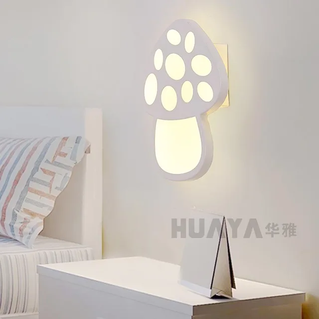 Moderne minimalistische kinderkamer led Paddestoel wandlamp hal ... Moderne minimalistische kinderkamer led Paddestoel wandlamp hal ...