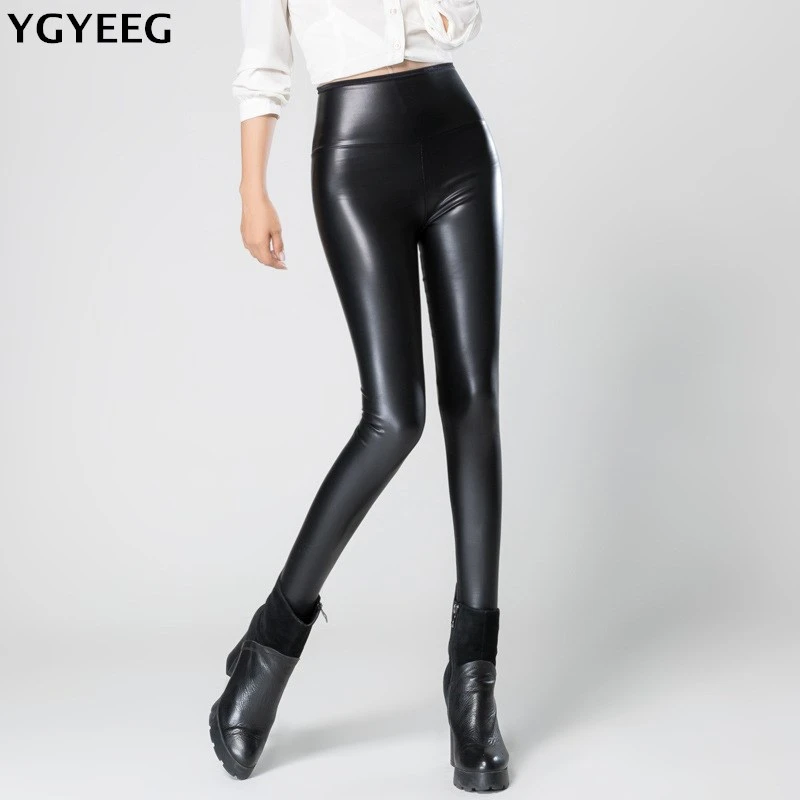 navy blue leather leggings