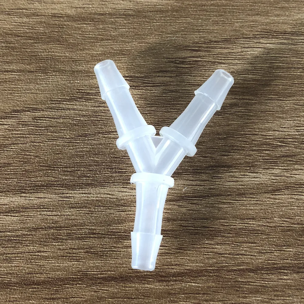 

5pcs Y-shaped hose tee air pump plastic aquarium water pipe adapter connector herringbone 6mm 8mm 10mm