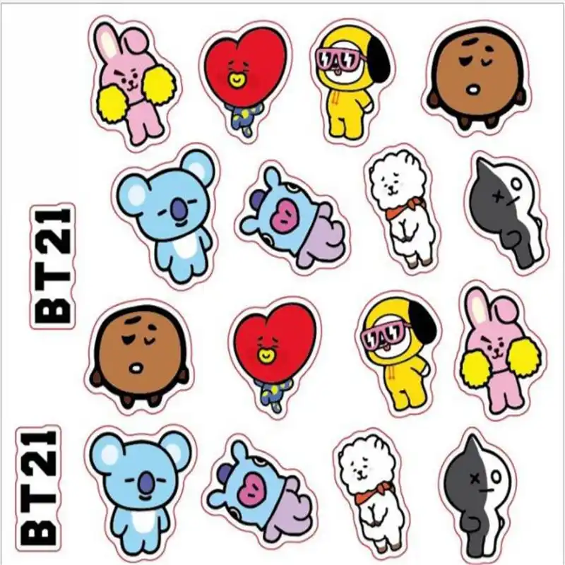 2018 New arrival Kpop BT21 Korean stars BTS Bangtan Boys