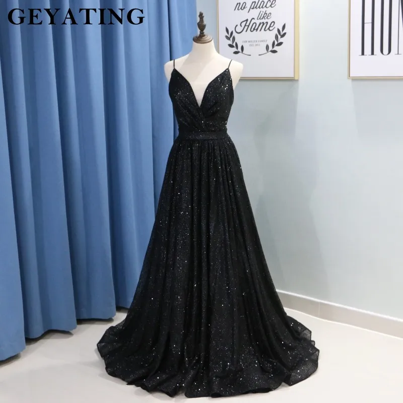black sparkly dress prom