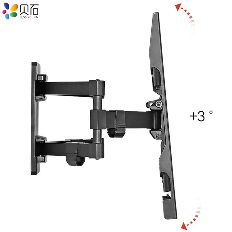 TV Wall Mount Bracket Full Motion Dual Articulating Arm for Most 32-70