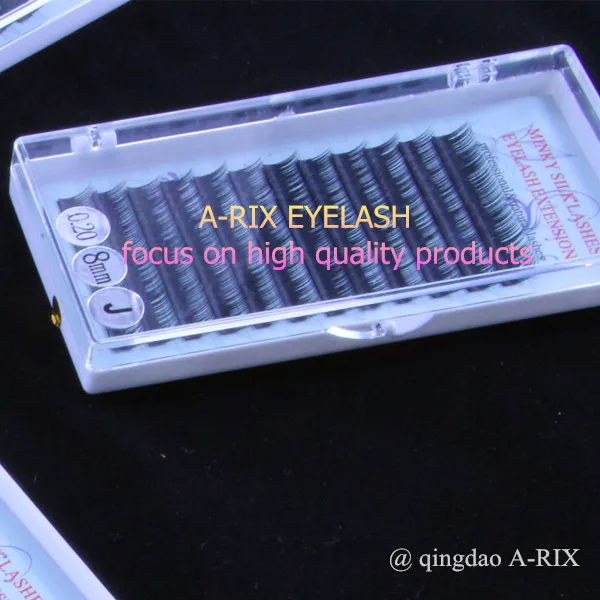 0,20* B 10 шт./лот 8 мм-15 мм длина отличное качество Макияж инструмент A-RIX норки шелк наращивание ресниц индивидуальные ресниц супер мягкие волосы