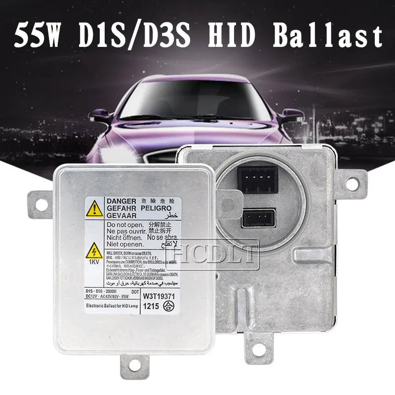 HCDLT 55W D1S Xenon HID Headlight Kit Xenon D3S HID Bulb Ballast Kit 6000K 4300K 8000K 5000K D1S D1R D3R D3S Auto Headlamp Bulb (9)