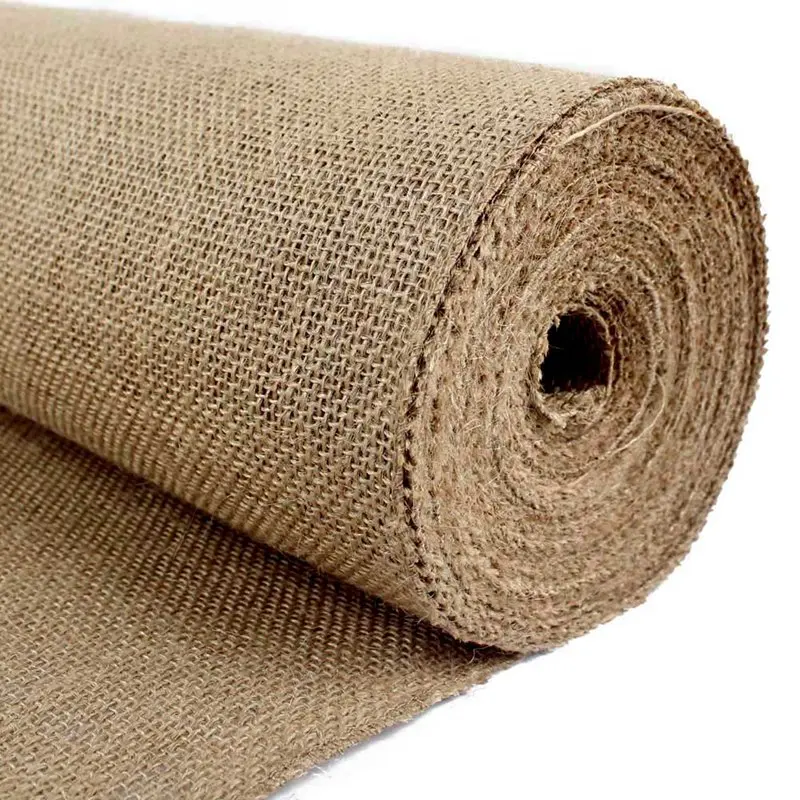 

OurWarm 10pcs Burlap Table Runners for Wedding Banquet Hessian Jute Burlap Roll for Craft Table Decoration Event Party 10mx33cm