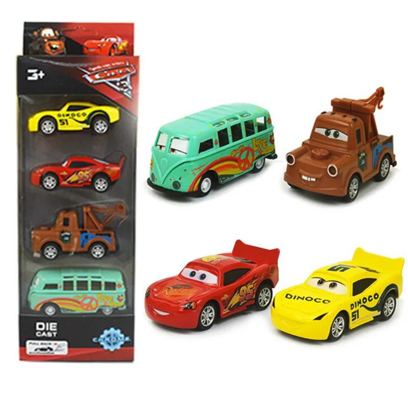 Disney Pixar Cars 3 1:55 McQueen Cruz Ramirez Mater Diecast Metal Alloy Model Toy Cars Pixar Cars 3 Mini Toys For Kids 4Pcs/Set Disney Pixar Cars 3 1:55 McQueen Cruz Ramirez Mater Diecast Metal Alloy Model Toy Cars Pixar Cars 3 Mini Toys For Kids 4Pcs/Set