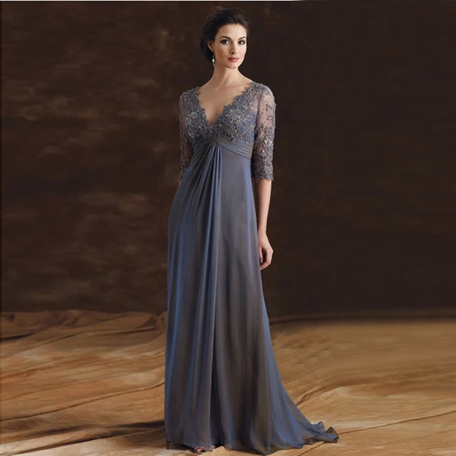 barato gasa vestidos de noche vestidos de madrina madre de novio