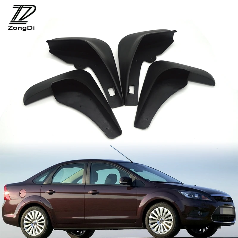 ZD автомобильные передние и задние брызговики для Ford Focus MK2 MK2.5 Sedan 2005-2011 Fiesta Mk7 2009-2016