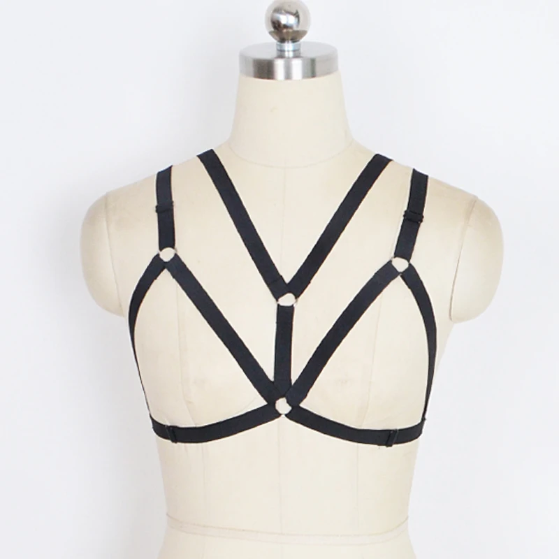 

New wonen Adjustable size harness Cage bra Harajuku Gothic harness Sexy lingerie summer style Exotic Apparel bondage harness