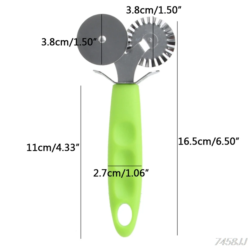Stainless Steel Roller Pizza Cutter Round Hob Wheel Knife Dough Tools, pizza cutter,roller cutter,pizza roller,pizza roller pin