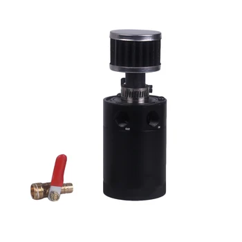 

Billet Aluminum Engine Baffled Oil Catch Can Tank with Oil Separator