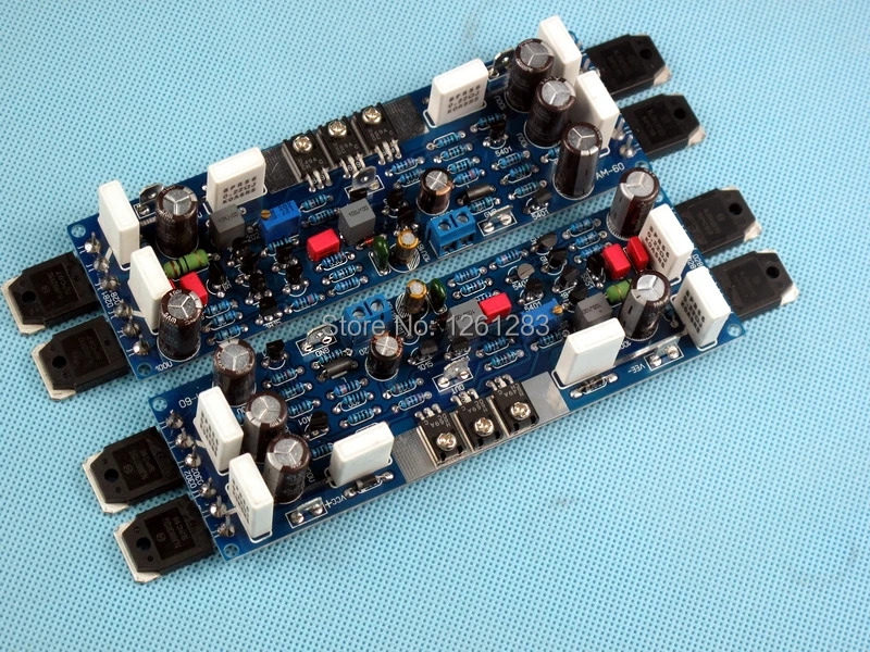 

YS DIY Assembled AM-60 Hifi amplifier board high quality 120w +120w (adjustable into small armor)