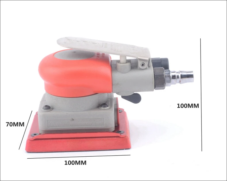 70x100 мм пневматическая орбитальная плоскошлифовальная машина, прямоугольная воздушная Эксцентриковая полировка jitterbug шлифовальная машина, пневматический полировщик наждачная бумага