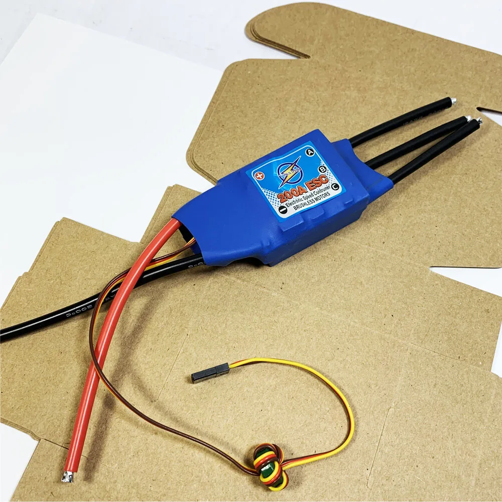 200A бесщеточный двигатель ESC Регулятор скорости 5 В/3A BEC для RC самолета планера Outrunner бесщеточный двигатель ESC BEC 200A