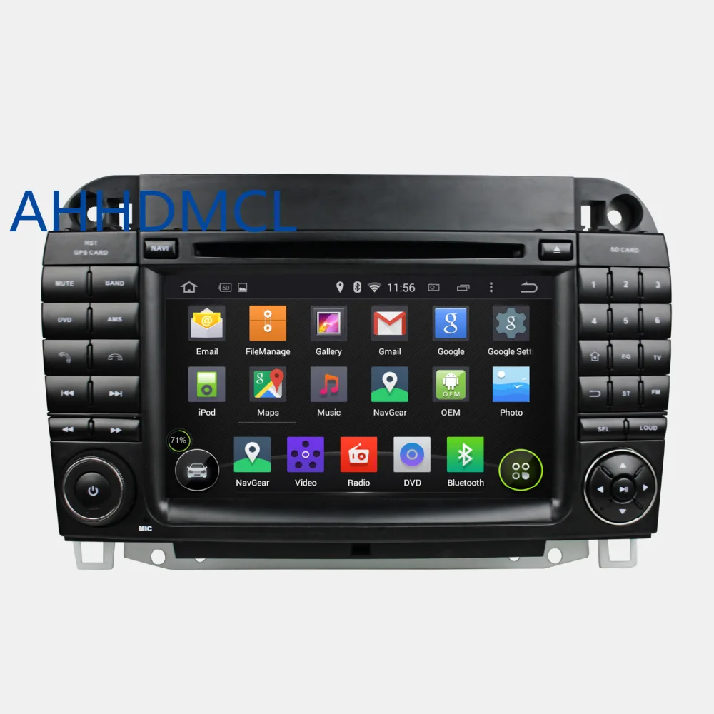 Excellent Car Multimedia Player Stereo Radio DVD Android 8.1.0 GPS For W220 S Class S280 S320 S350 S400 S430 S500 1999~2006 2