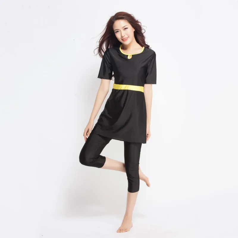 Горячие мусульманские женские новые купальники мусульманская одежда Буркини купальный костюм традиционная безопасная ткань