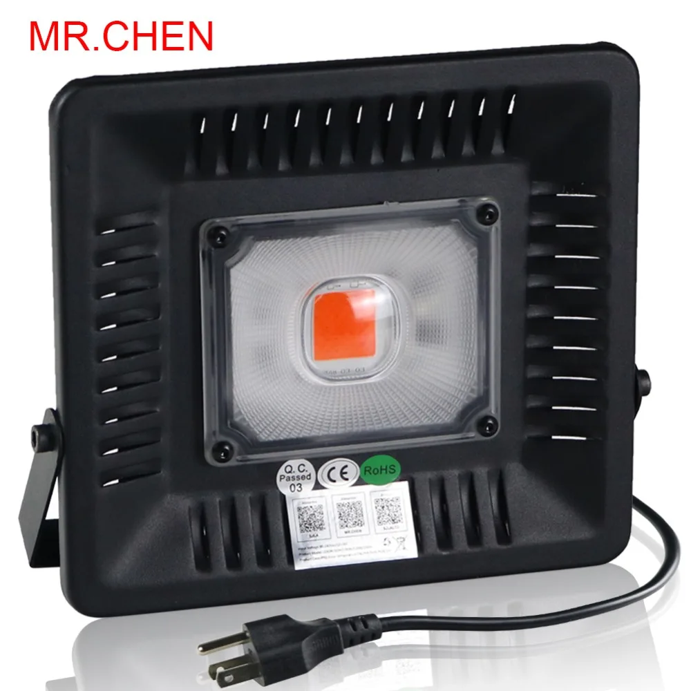 

MR.CHEN Warranty 5 Years Waterproof Greenhouse Bloom Seedling Flower Vegetables Plant Box Tent Full Spectrum 50W Led Grow Light
