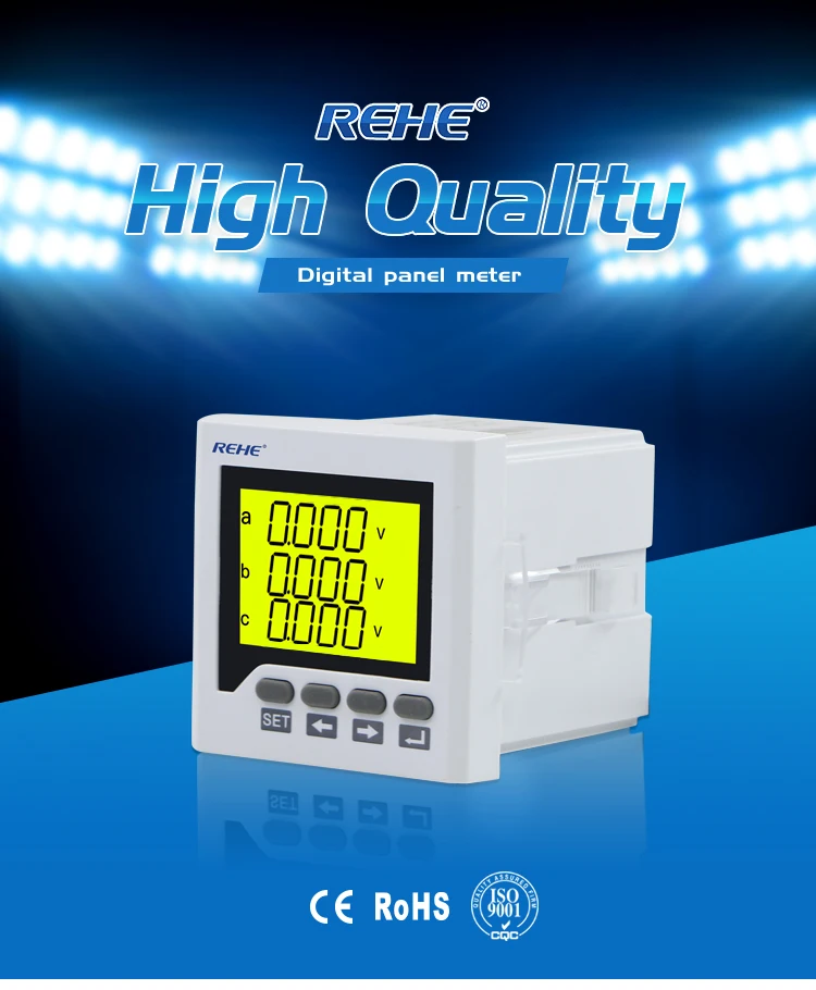 REHE RH-3D6Y 72*72 мм интеллектуальный аналоговый AC DC Hz мультиметр lcd