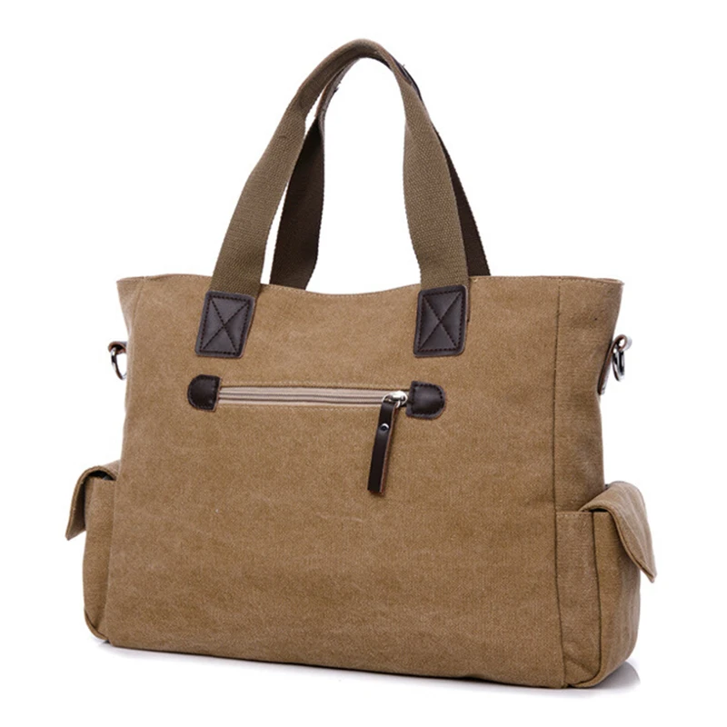 Canvas Leather Men Travel Bags Large Handbags Shoulder Bag Luggage Handbag Travel Bags For Men 11T