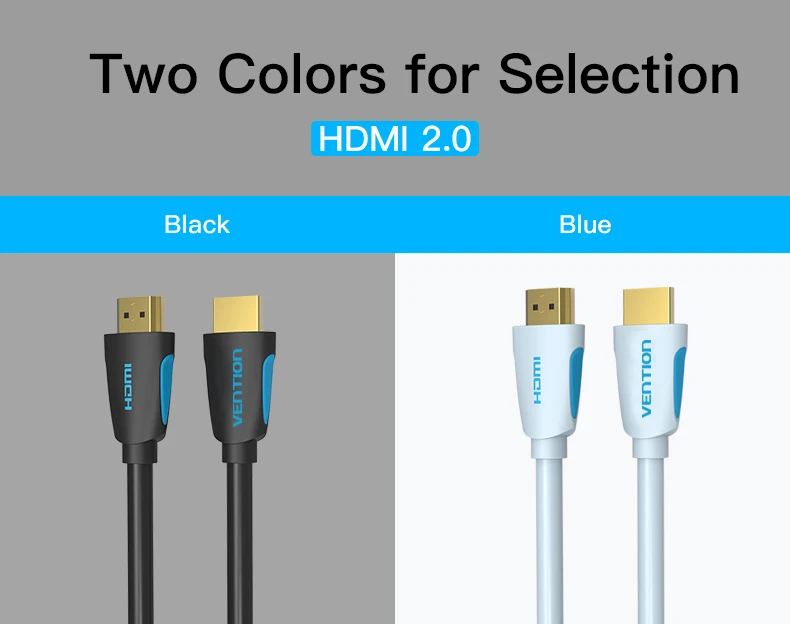 Кабель Vention HDMI 2,0 3D 2160P кабель HDMI 1m2m5m 3 м 10 м 15 м с Ethernet HDMI адаптер для HDTV ЖК-проектора HDMI 4K кабель горячий