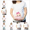 Special Offers T-Shirts Tees Maternity-Tops Pregnant-Women Short-Sleeve Funny Baby Cotton Women's Cartoon kbl5negaM
