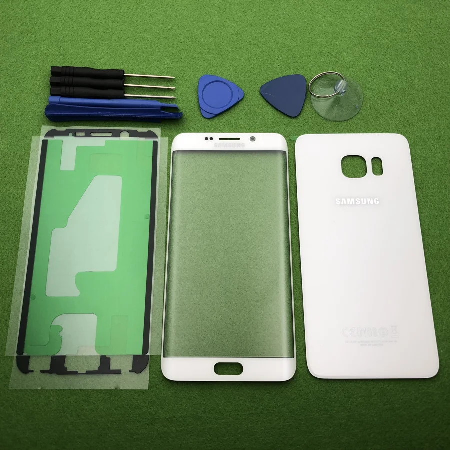 Оригинальный стеклянный объектив переднего экрана для Samsung Galaxy S6 Edge Plus G928 G928F +