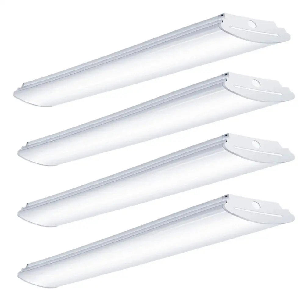 

4FT 50W Garage Lights LED Tube Light Linear Ceiling Lighting LED Wraparound for Office Garages Warehouse Workshop Utility Rooms