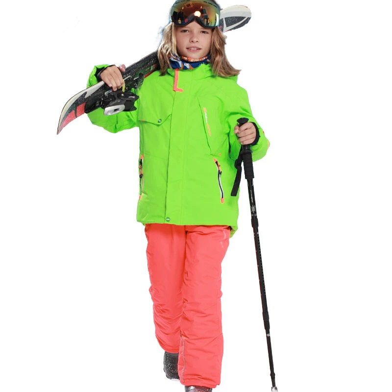 Boys Ski Jacket Windproof Waterproof Kids Snowboard Jacket Snow Jacket