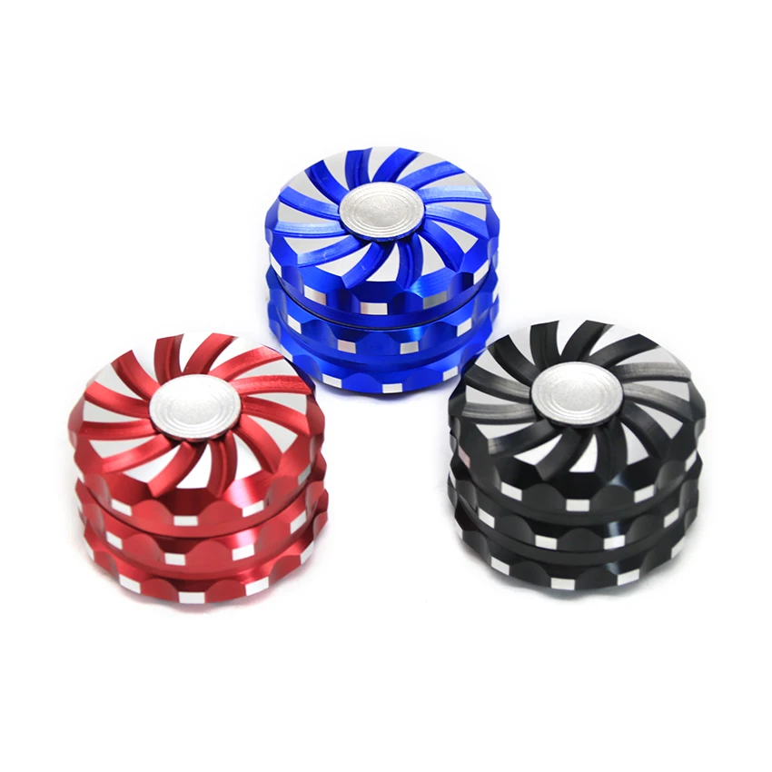 Buy Funny Creative Fidget Spinning Herb Grinder 63mm