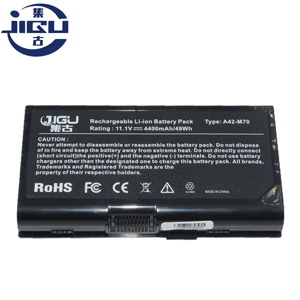 

JIGU Laptop Battery For Asus A32-F70 A32-M70 A41-M70 A42-M70 L0690LC L082036 F70 G72 M70 N90 X72 f70sl m70V X71T X71S X72F