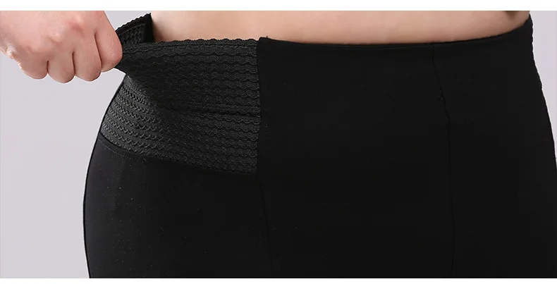 TUHAO размера плюс 10XL 8XL 6XL женские черные узкие брюки с высокой талией обтягивающие леггинсы повседневные Стрейчевые элегантные офисные брюки MS