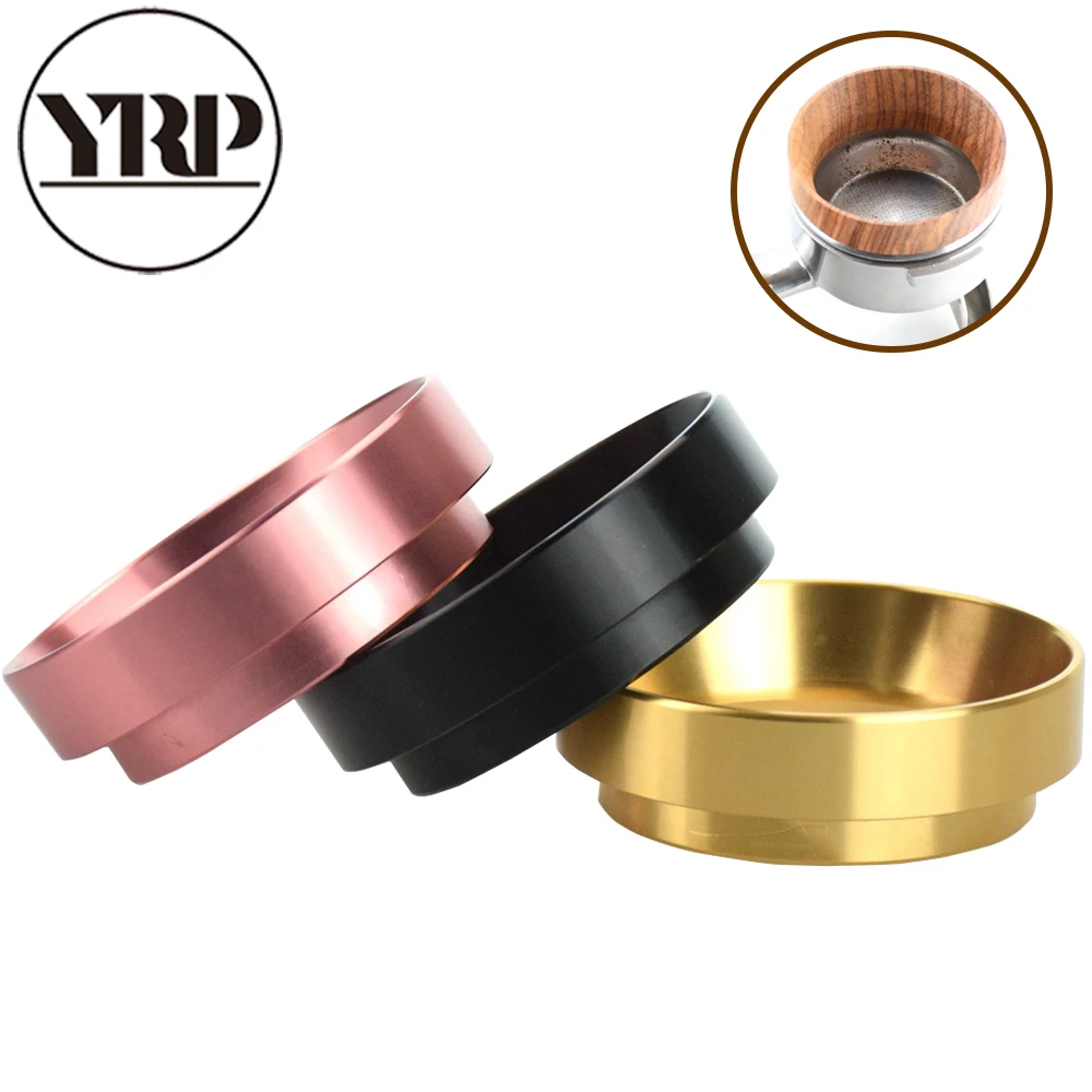 

YRP Aluminum IDR Intelligent Dosing Ring For Brewing Bowl Coffee Powder Coffee Dosing Ring 58mm For Espresso Barista Tool