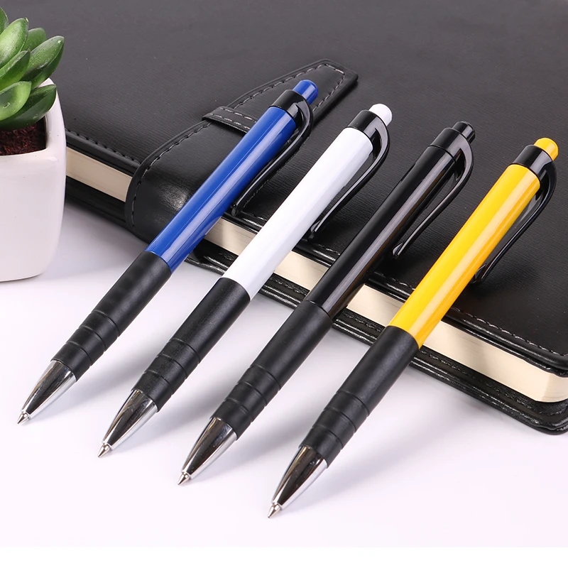 12-pcs-Deli-Retractable-Ballpoint-Pen-Comfortable-Writing-Ball-Pen-Fine-Point-0-7-mm-Blue (1)