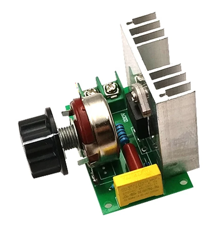 

AC220V/4000W Motor Electric Furnace Fan Regulator Voltage Speed Controller SCR Dimmer High Power Switch Relays