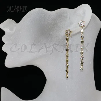 

long star earrings fashion Jewelry earrings Bohemia jewelry earrings gift for lady long earrings gift for lady 9318